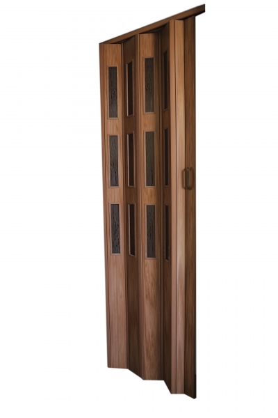 Shrnovací dveře - COLOR - 3 řady skel 80 x 200 cm